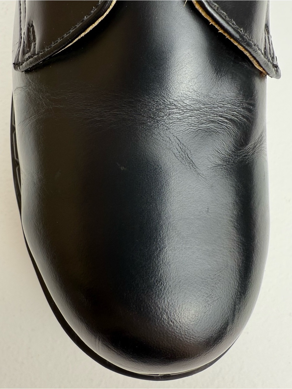 Vintage Dr. Martens Platforms 1925 Black Leather Envy Chunky MIE Oxfords UK 7 - Picture 6 of 16